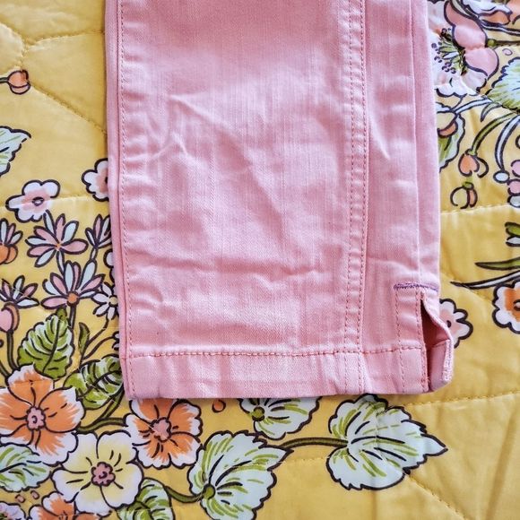 Anthropologie X Pilcro & the Letterpress cropped pink jeans size 28 - Picture 2 of 8